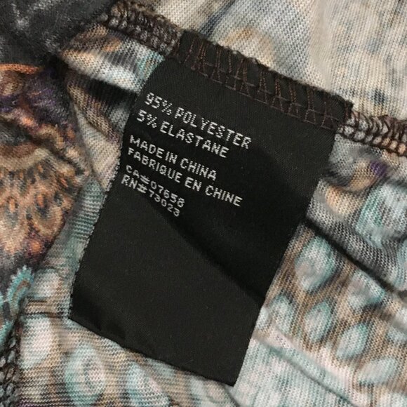 QED London Y2K Bohemian Mandela Dolman Sleeve Top - M - Picture 8 of 13